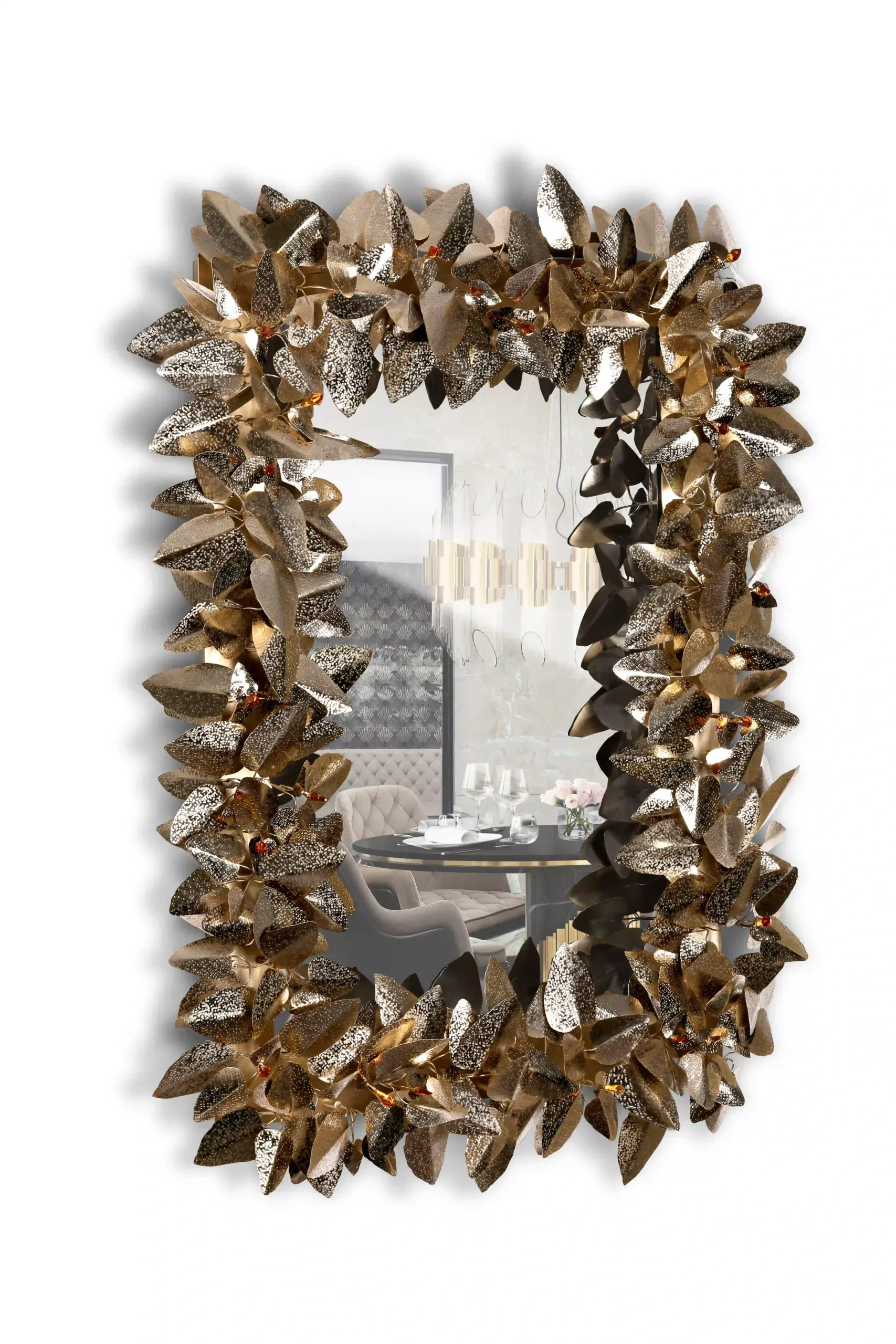 McQueen Rectangular Wall Light Mirror - Desejo